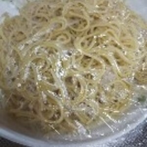 具なし!?　はまる味　シンプル　レモンチーズパスタ